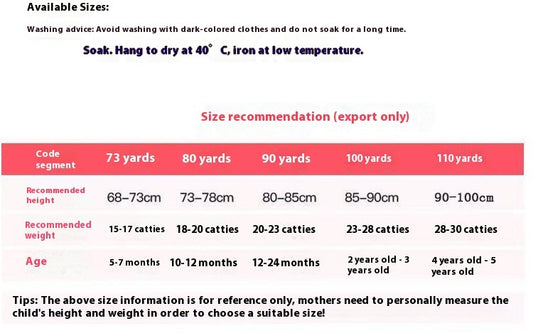 Baby Girl Round-neck Long-sleeved Dress Suit